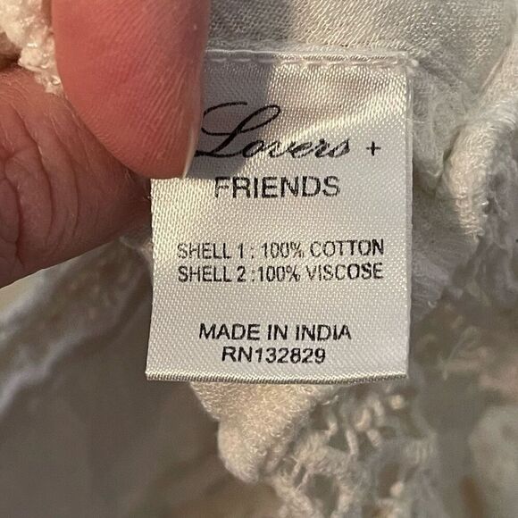 Lovers + Friends Revolve Lace Off the Shoulder Blouse Size XS - Picture 5 of 8